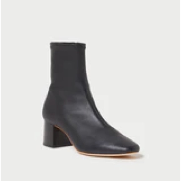 Loeffler Randall Shoes - Loeffler Randall Alec Black Mid-Heel Stretch Bootie